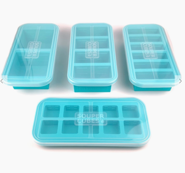 Souper Cubes 1-Cup Silicone Freezing Tray - Freeze and Store Food